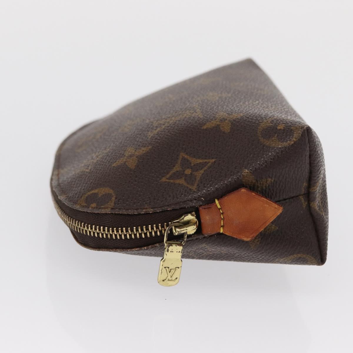 LOUIS VUITTON Monogram Pochette Cosmetic PM Pouch M43998 LV Auth BA9846