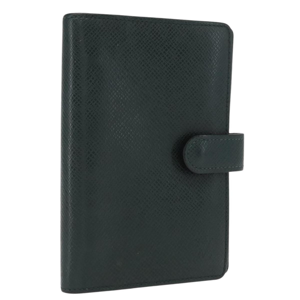 LOUIS VUITTON Taiga Agenda PM Day Planner Cover Epicea R20424 LV Auth BA9853