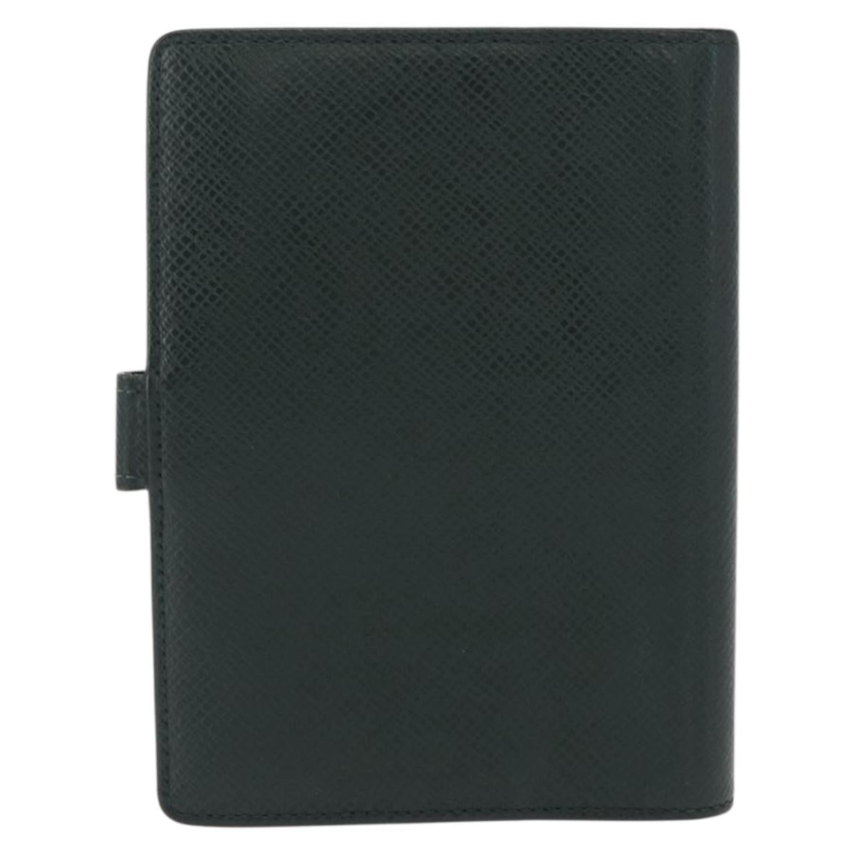 LOUIS VUITTON Taiga Agenda PM Day Planner Cover Epicea R20424 LV Auth BA9853