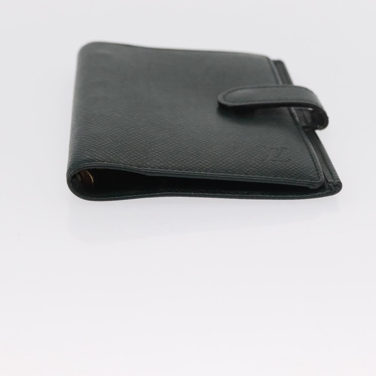 LOUIS VUITTON Taiga Agenda PM Day Planner Cover Epicea R20424 LV Auth BA9853