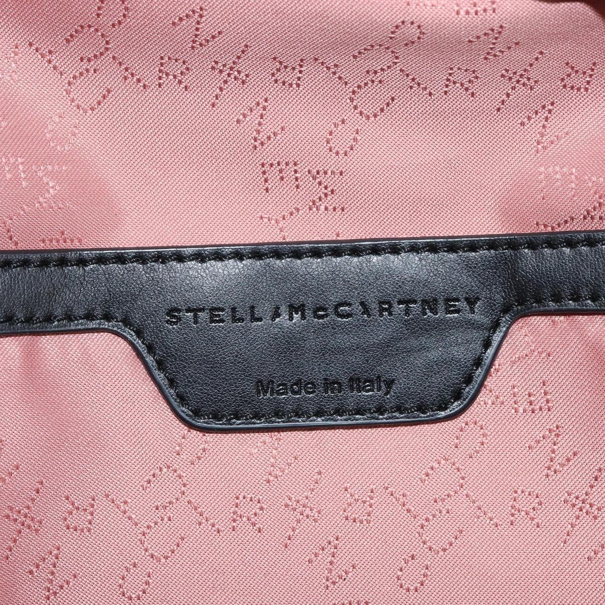 Stella MacCartney Falabella Backpack polyester Black Silver Auth BA9869