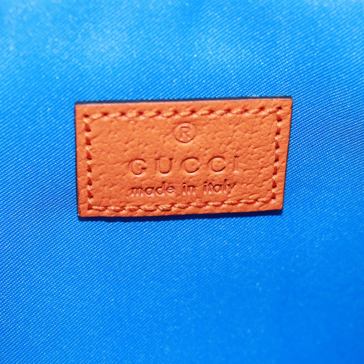 GUCCI Interlocking G Waist Bag Nylon Purple Silver 752102 Auth BA9874V