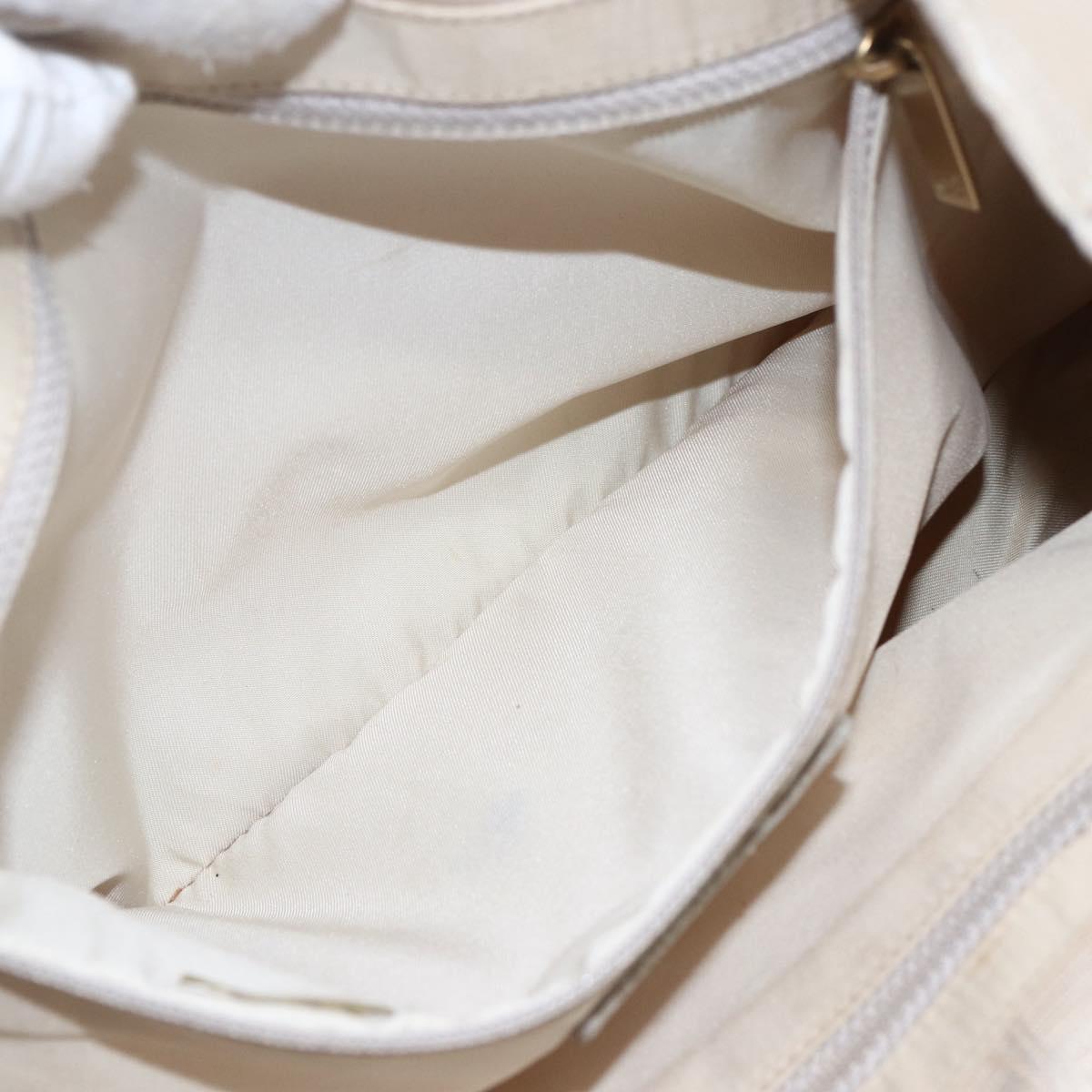 CHANEL New Travel Line Tote Bag Nylon Pink Gold CC Auth BA9877