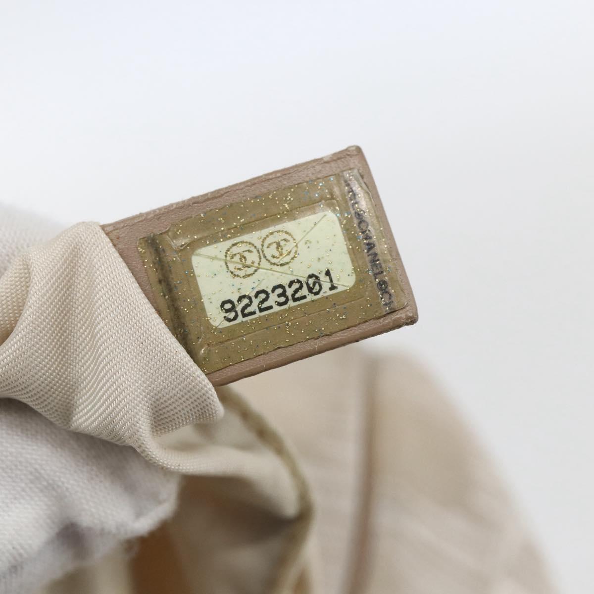 CHANEL New Travel Line Tote Bag Nylon Pink Gold CC Auth BA9877