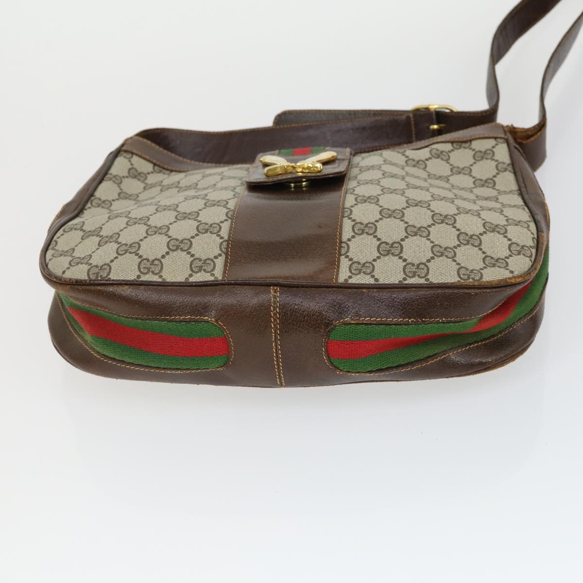 Christian Dior Gucci Celine GG Supreme Bag Leather PVC 4 Set Red Auth BA9887