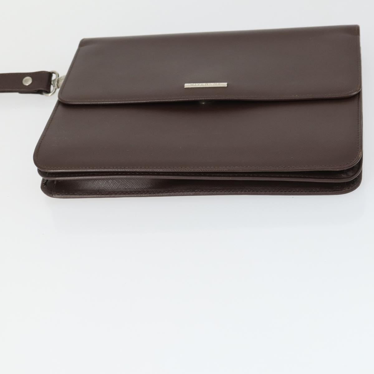 CELINE Christian Dior Givenchy Bag Leather PVC 3 Set Brown Black Auth BA9889