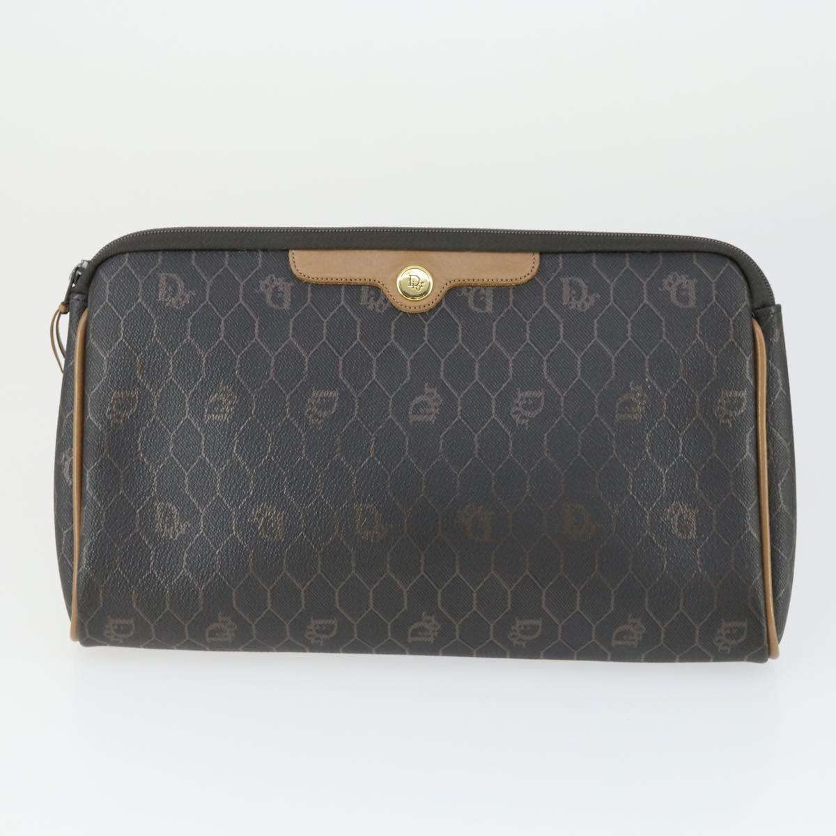 CELINE Christian Dior Givenchy Bag Leather PVC 3 Set Brown Black Auth BA9889