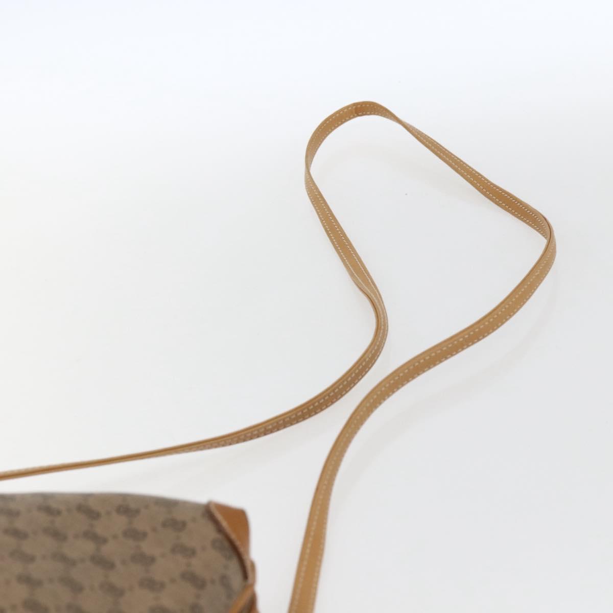GUCCI Micro GG Supreme Shoulder Bag PVC Beige Gold 07 37 4916 Auth BA9926