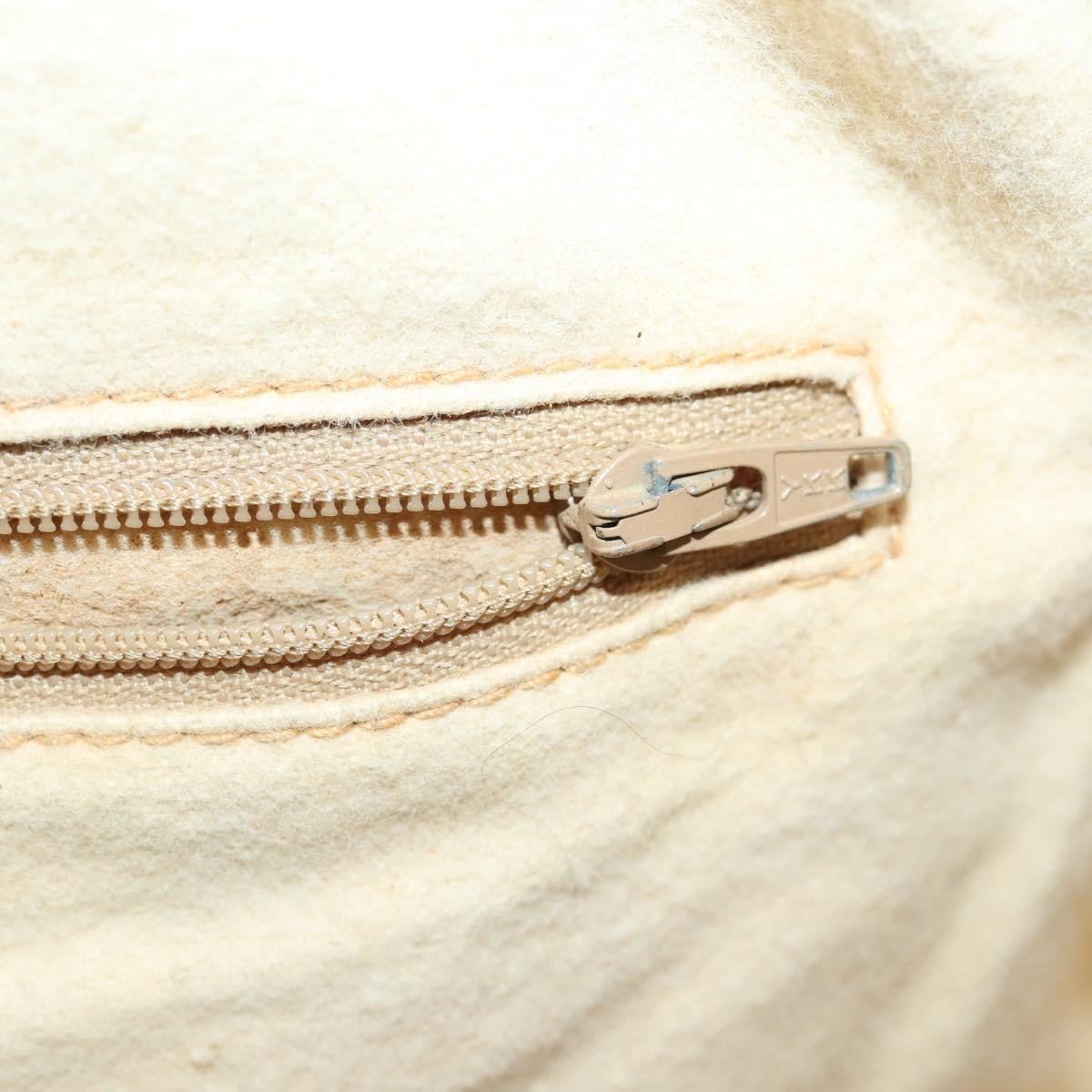 GUCCI GG Supreme Shoulder Bag PVC Beige Gold 001 256 0719 Auth BA9947