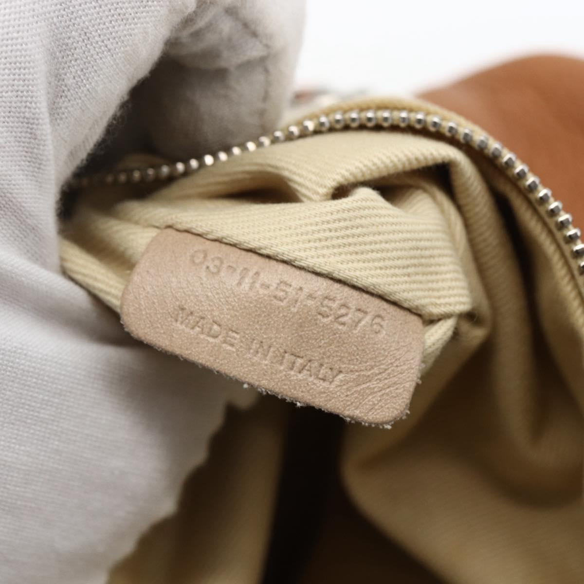 Chloe Paddington Hand Bag Leather Brown Gold Silver Auth BA9967V