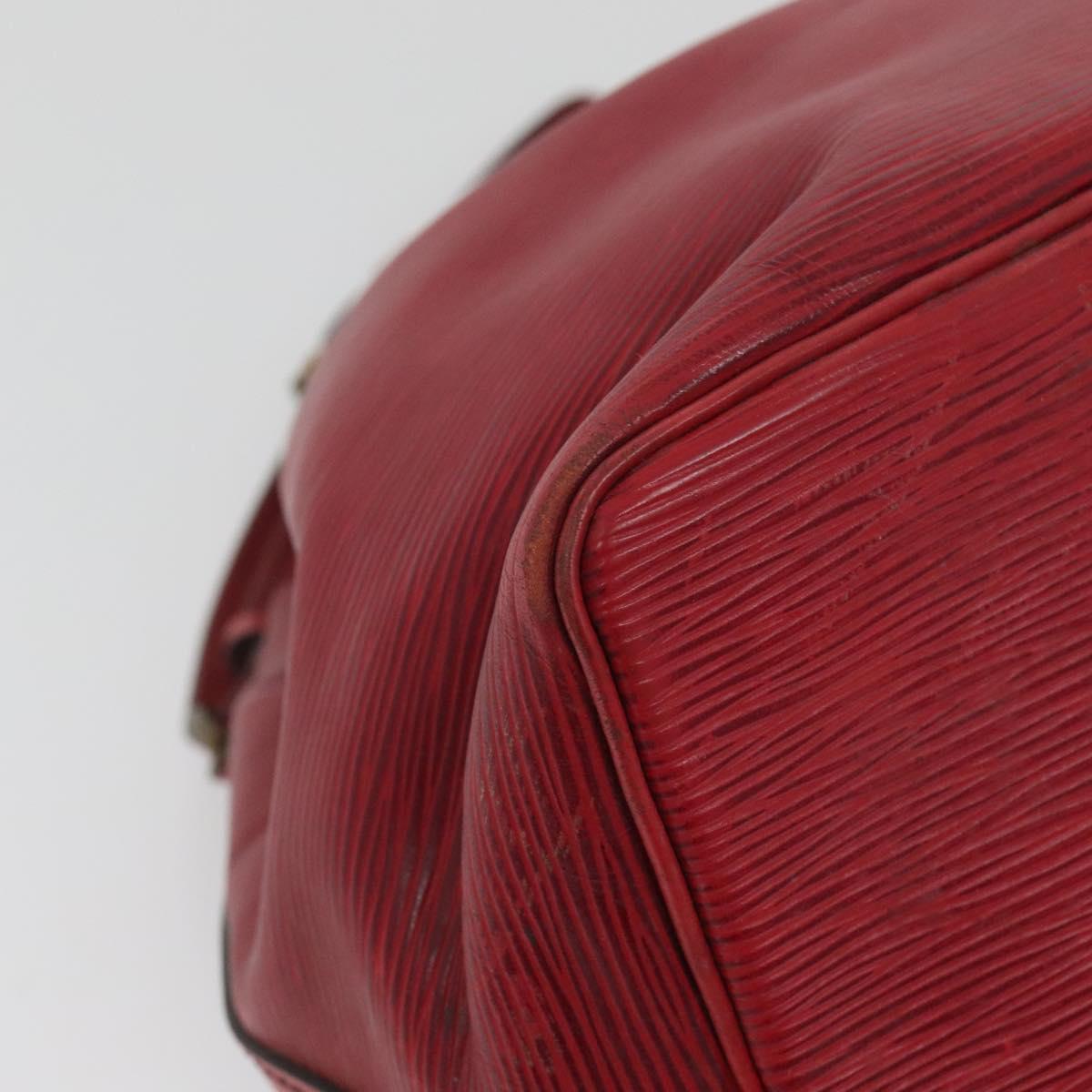 LOUIS VUITTON Epi Petit Noe Shoulder Bag Red M44107 LV Auth BA997