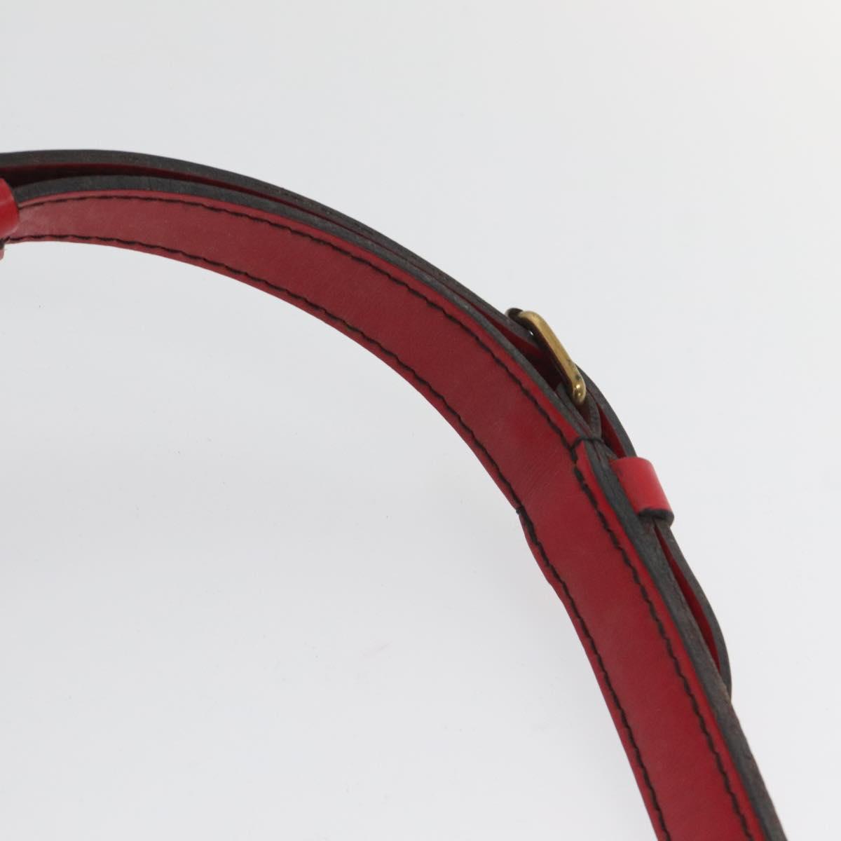 LOUIS VUITTON Epi Petit Noe Shoulder Bag Red M44107 LV Auth BA997