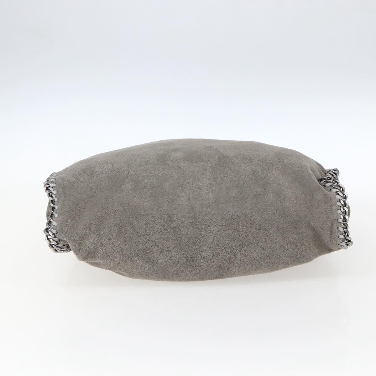 Stella MacCartney Falabella Tote Bag Suede 2way Gray 234387 Auth BA9973
