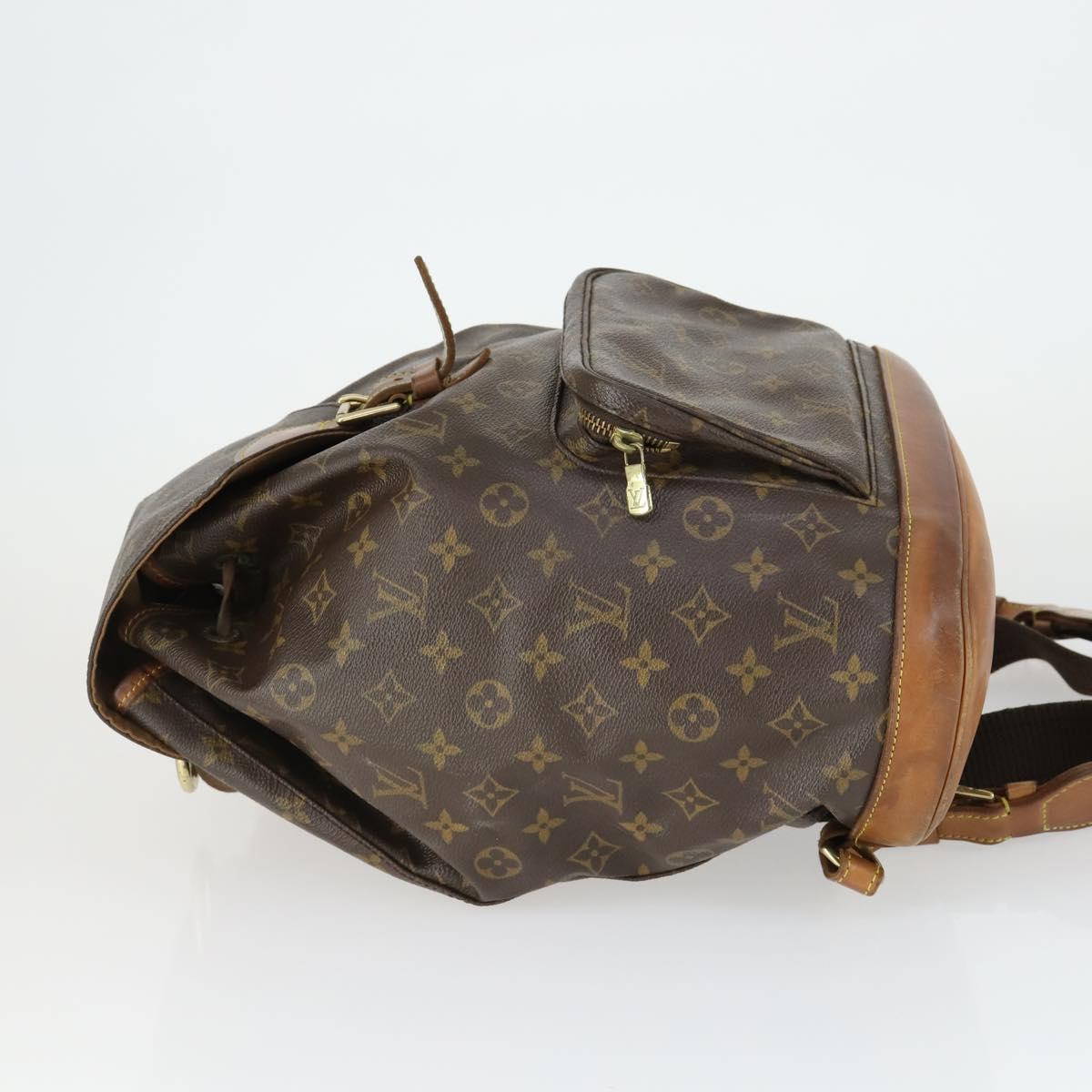 LOUIS VUITTON Monogram Montsouris GM Backpack M51135 LV Auth BA9987