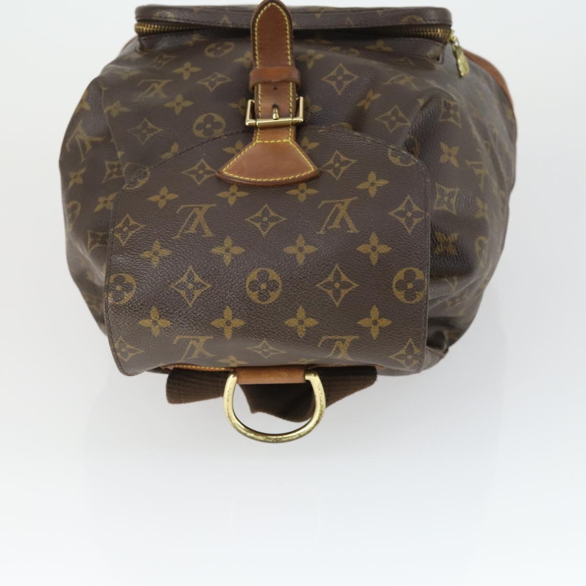 LOUIS VUITTON Monogram Montsouris GM Backpack M51135 LV Auth BA9987
