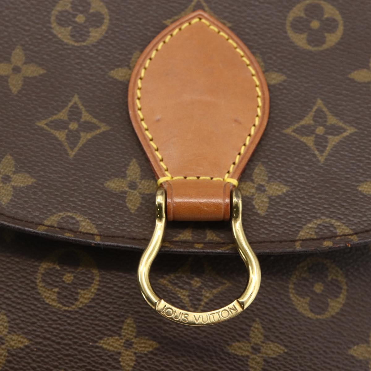 LOUIS VUITTON Monogram Saint Cloud GM Shoulder Bag M51242 LV Auth BAZ011