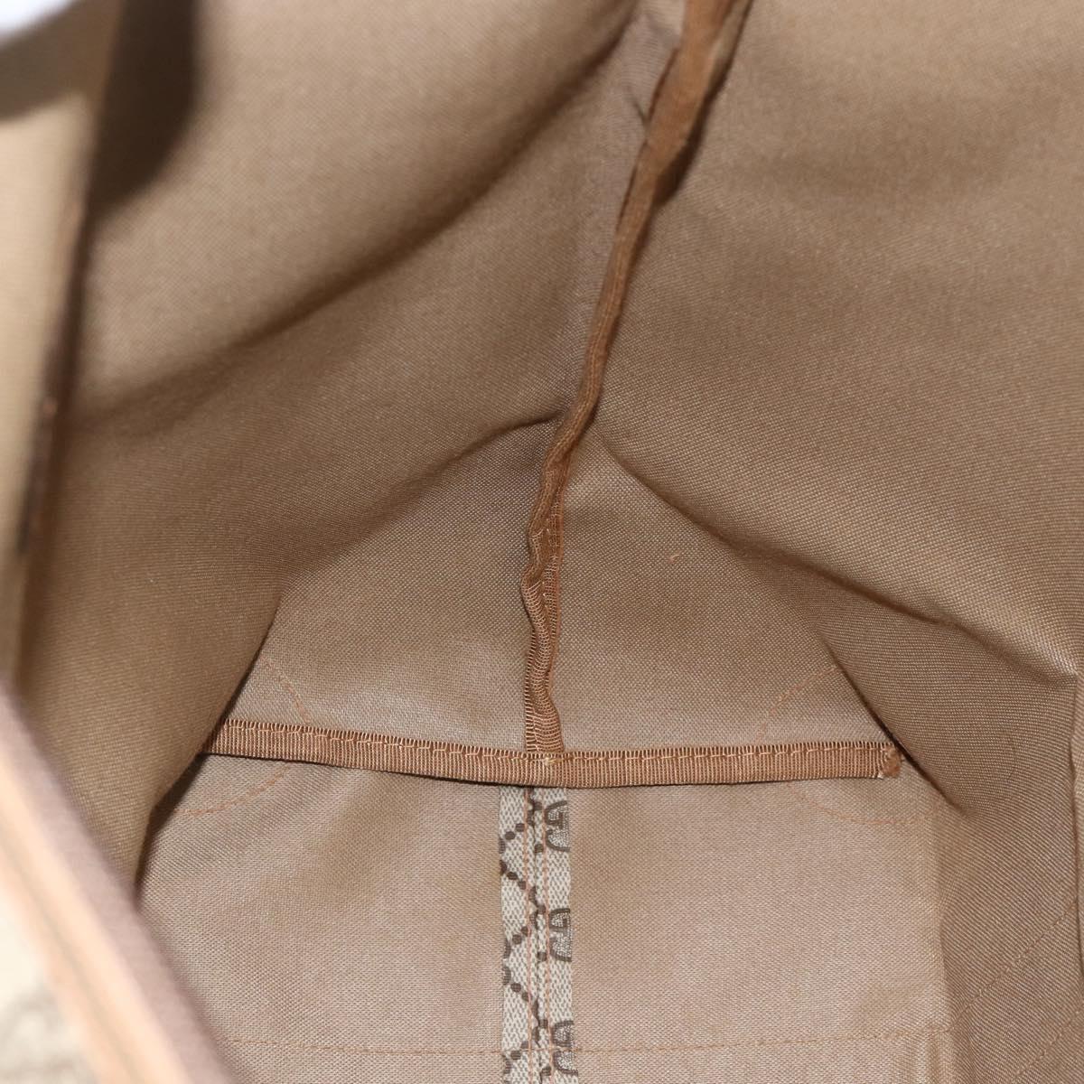 GUCCI GG Supreme Web Sherry Line Boston Bag PVC Beige Gold 89 19 012 Auth BAZ049