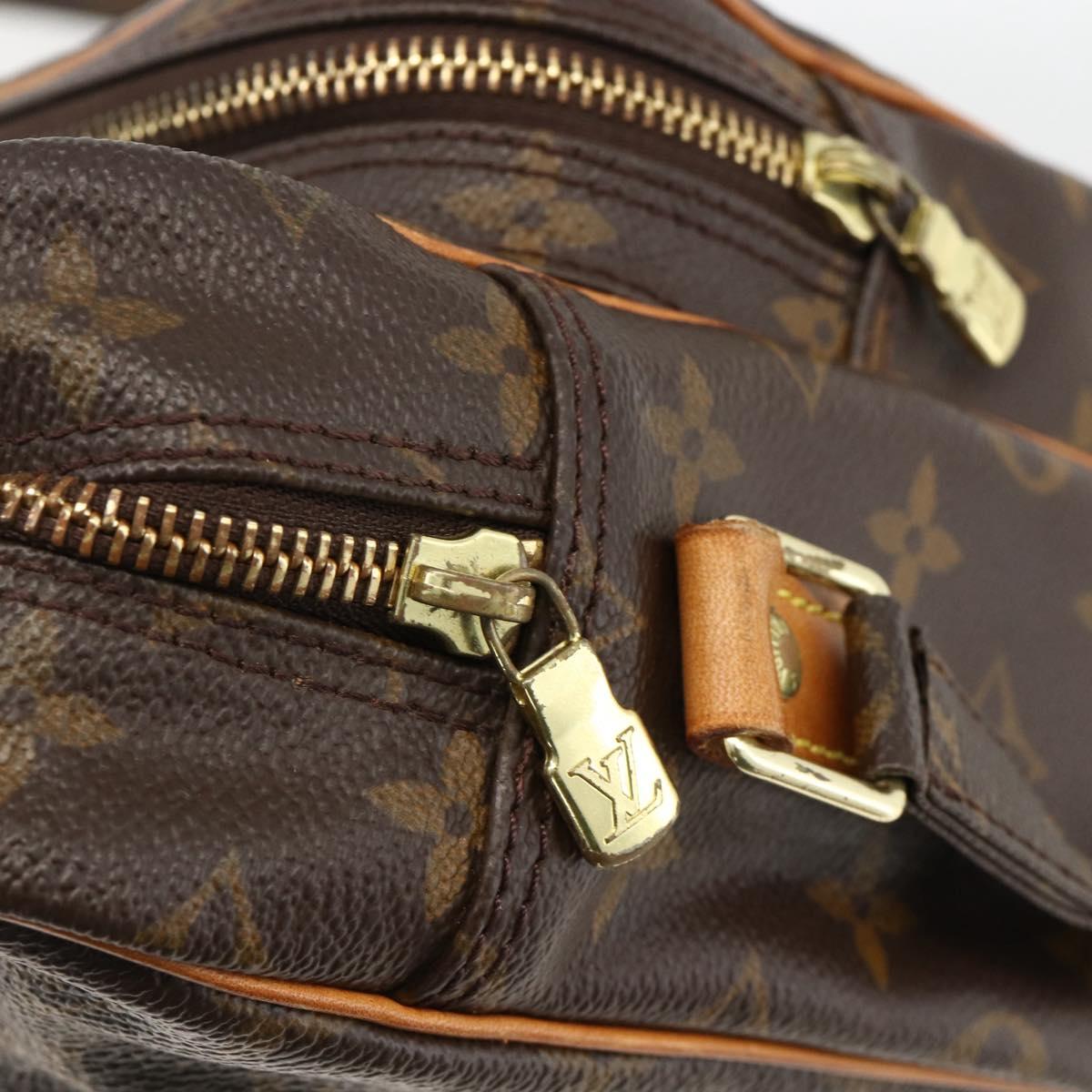 LOUIS VUITTON Monogram Nile Shoulder Bag M45244 LV Auth BAZ065A