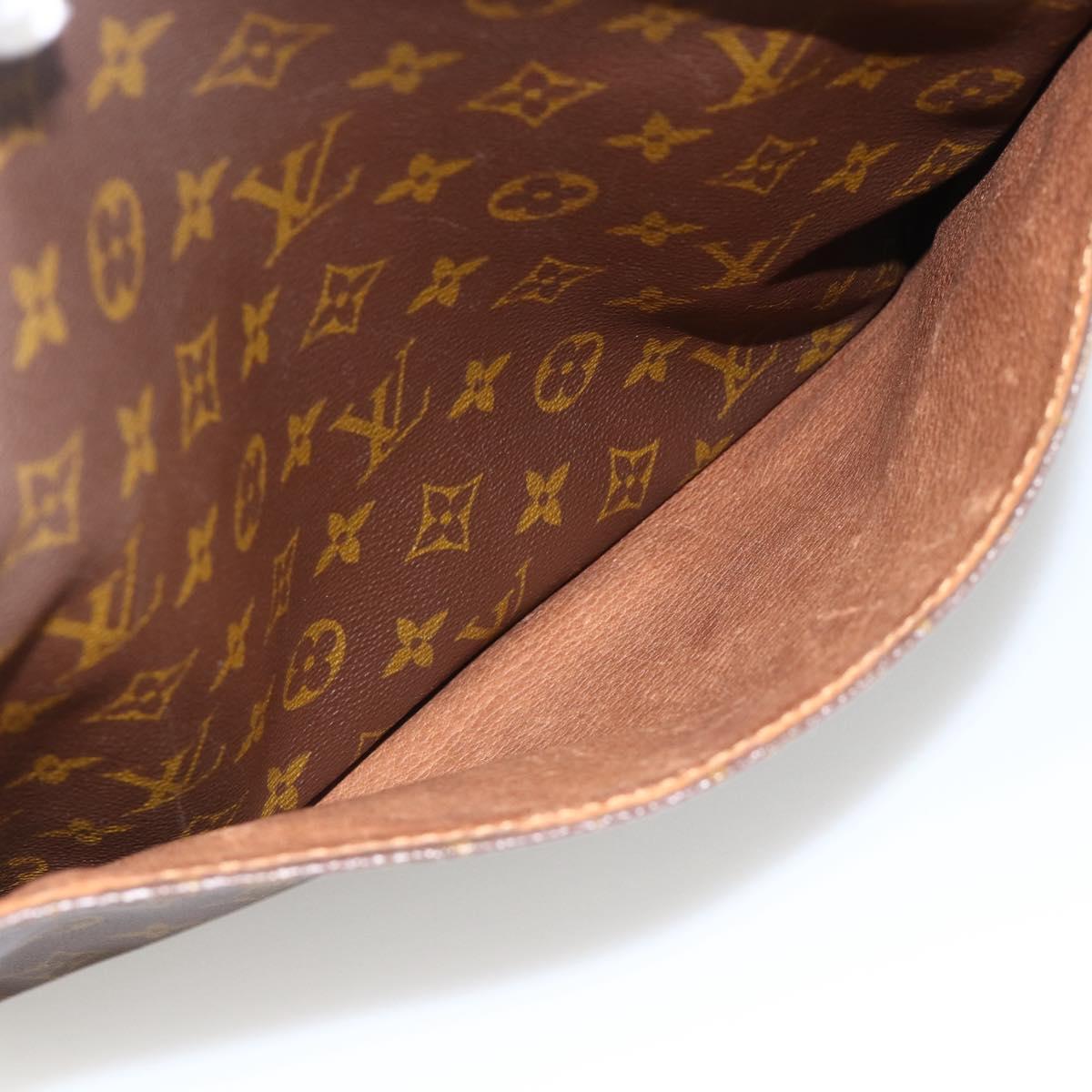 LOUIS VUITTON Monogram Marceau Shoulder Bag M40264 LV Auth BAZ089