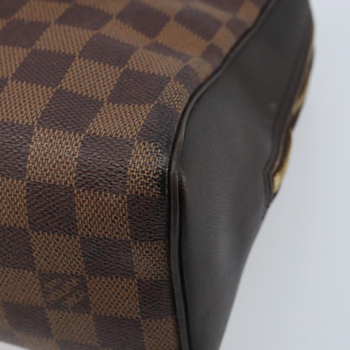 LOUIS VUITTON Damier Ebene Brera Hand Bag N51150 LV Auth BAZ095A