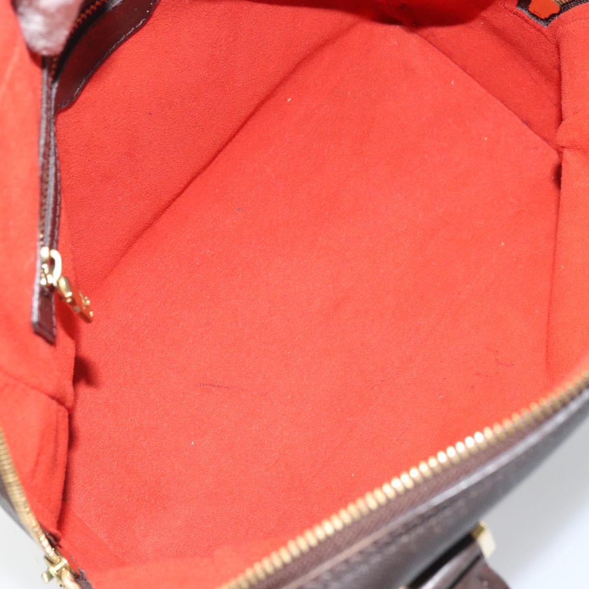 LOUIS VUITTON Damier Ebene Brera Hand Bag N51150 LV Auth BAZ095A