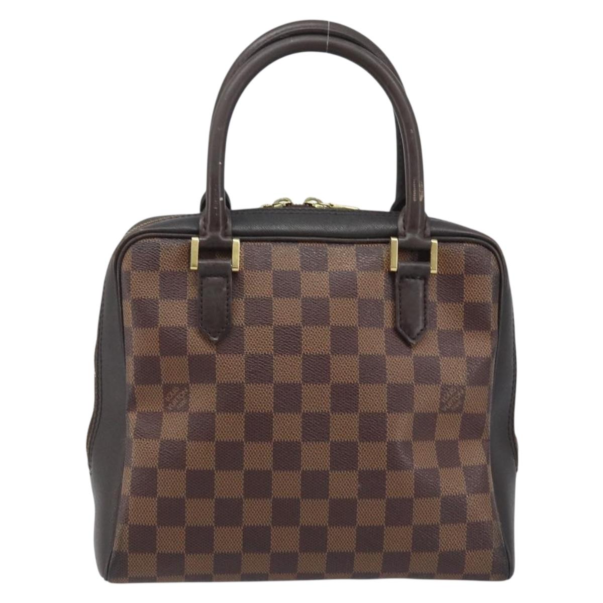 LOUIS VUITTON Damier Ebene Brera Hand Bag N51150 LV Auth BAZ095A