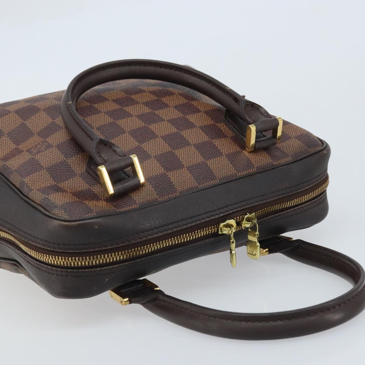 LOUIS VUITTON Damier Ebene Brera Hand Bag N51150 LV Auth BAZ095A