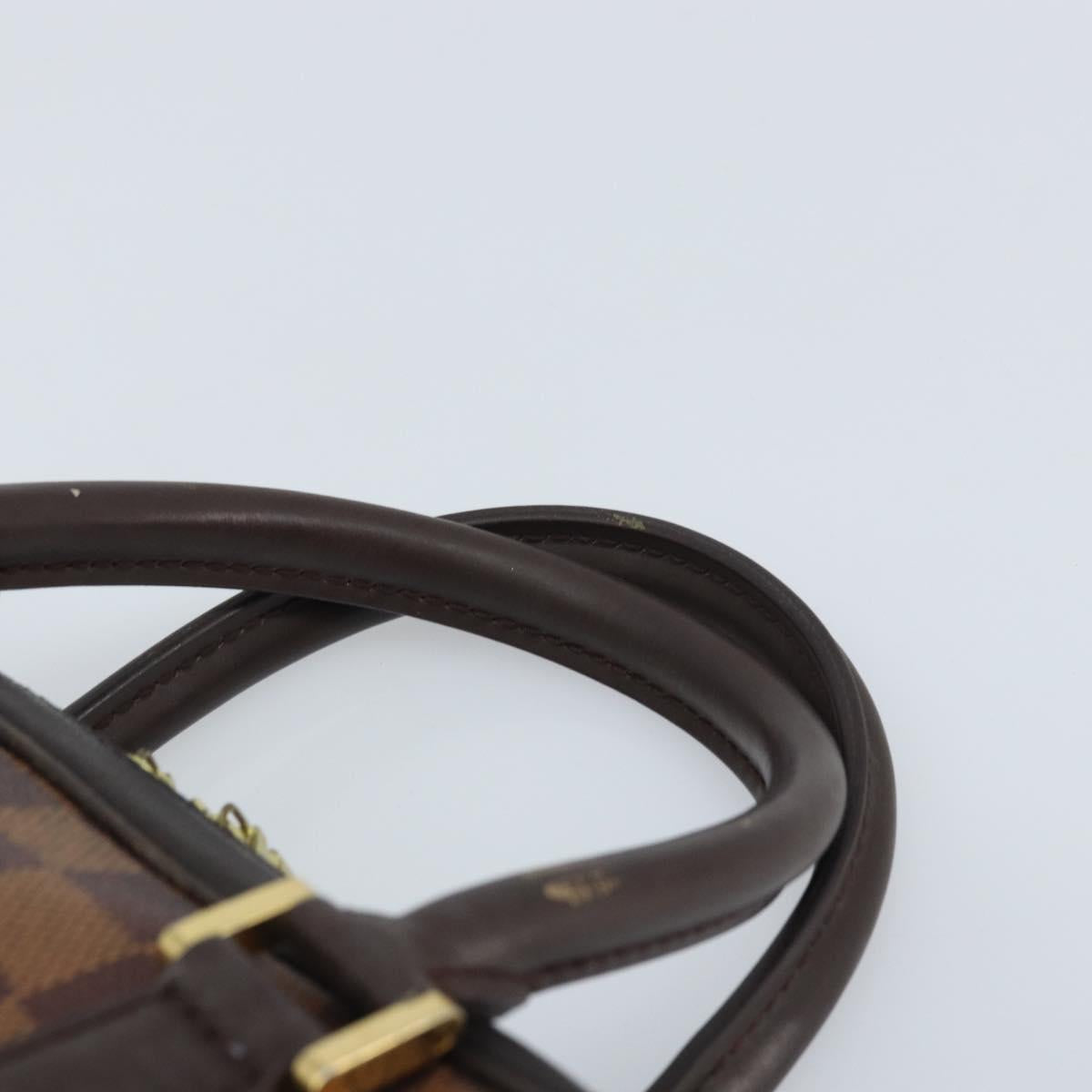 LOUIS VUITTON Damier Ebene Brera Hand Bag N51150 LV Auth BAZ095A