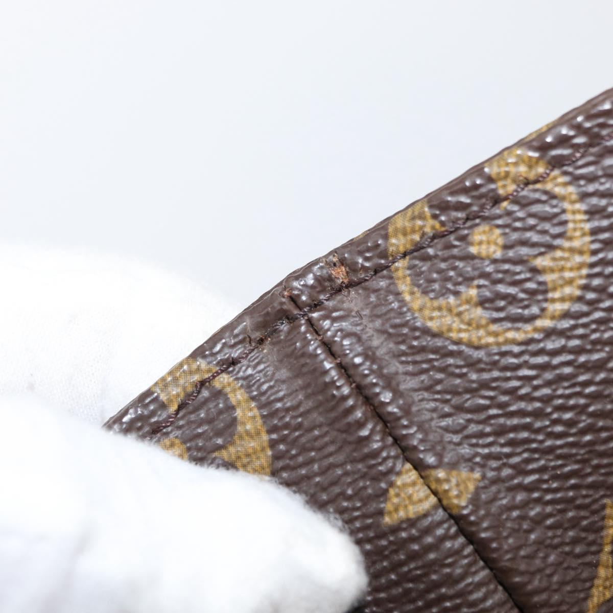 LOUIS VUITTON Monogram Sac Shopping Tote Bag M51108 LV Auth BAZ101