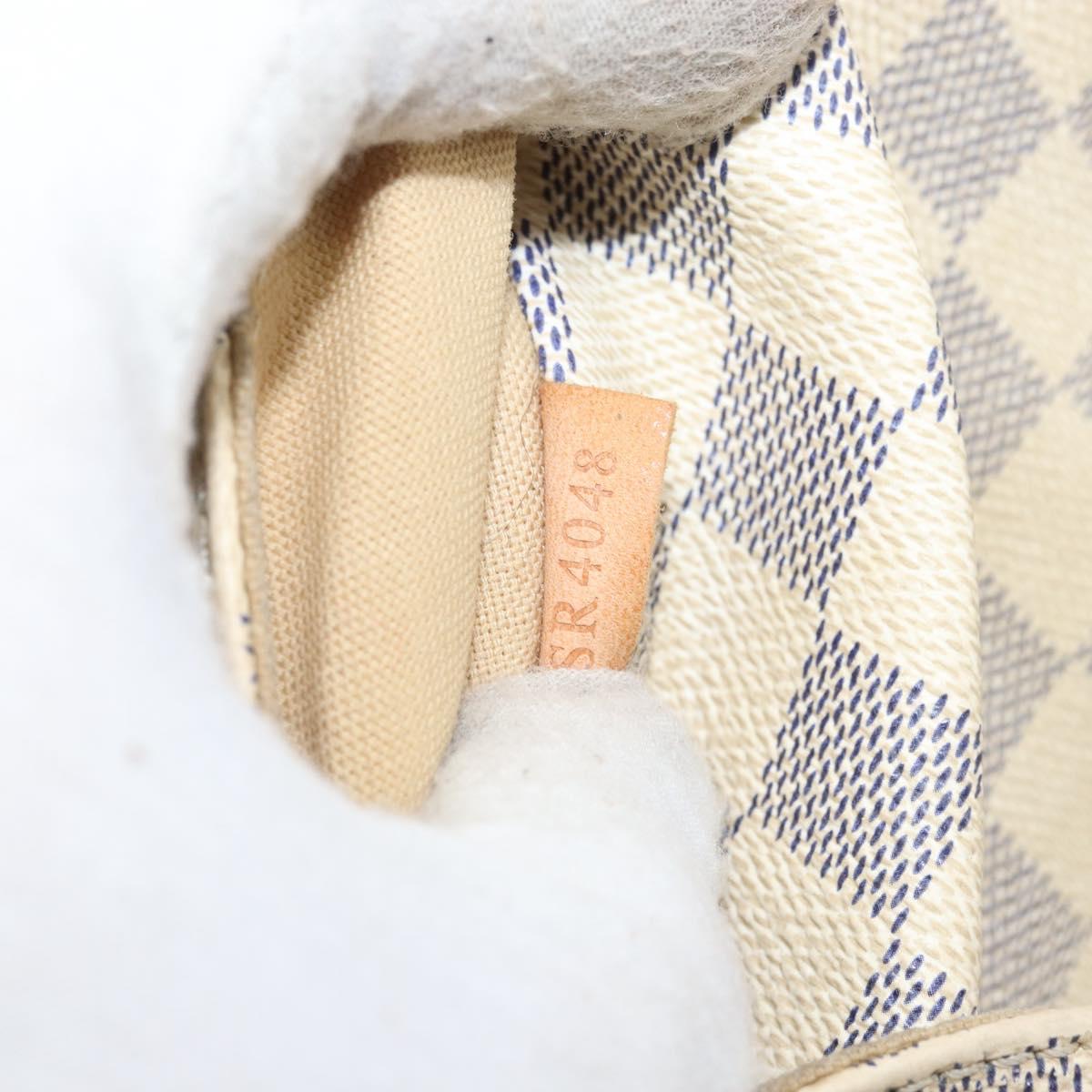 LOUIS VUITTON Damier Azur Totally MM Tote Bag N51262 LV Auth BAZ134