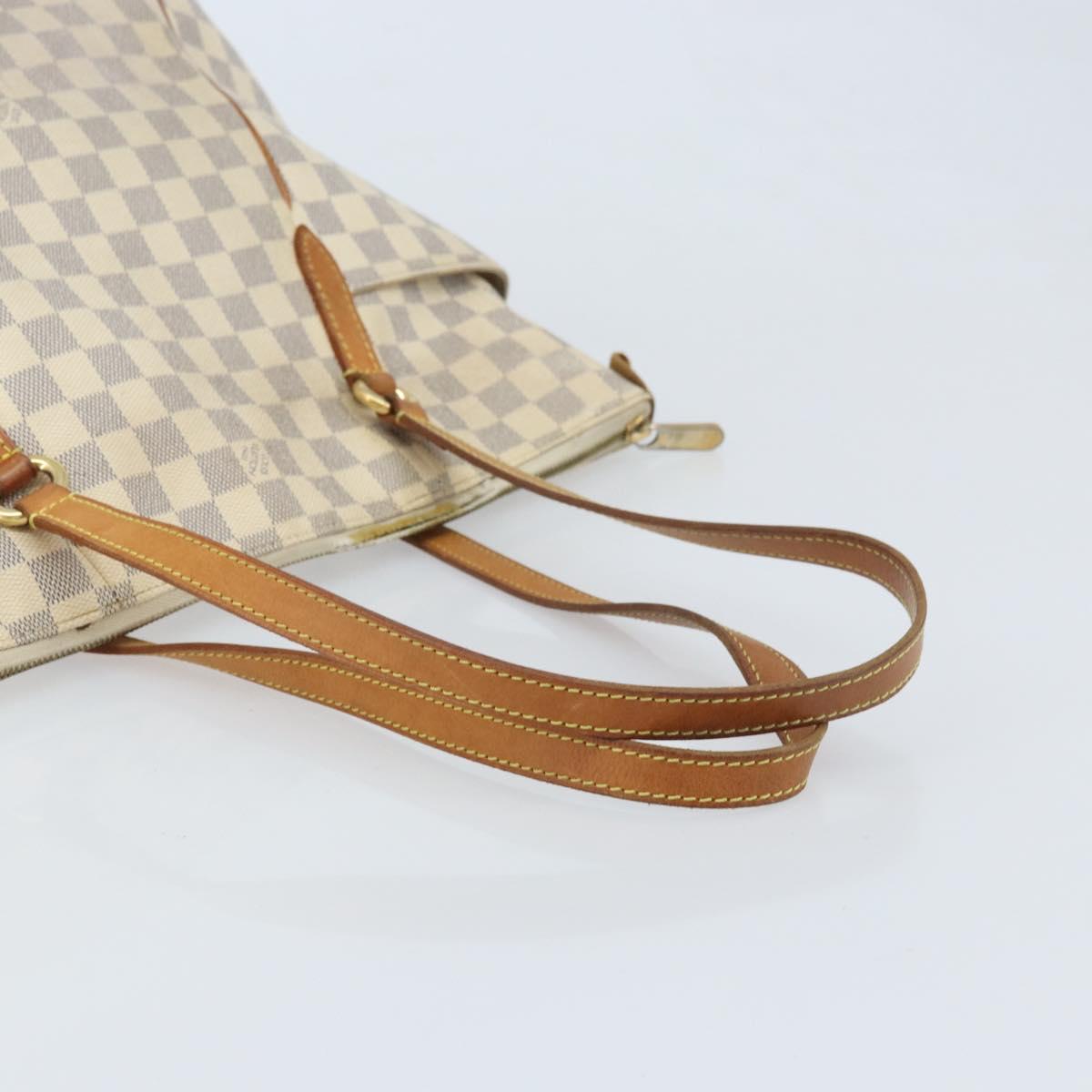 LOUIS VUITTON Damier Azur Totally MM Tote Bag N51262 LV Auth BAZ134