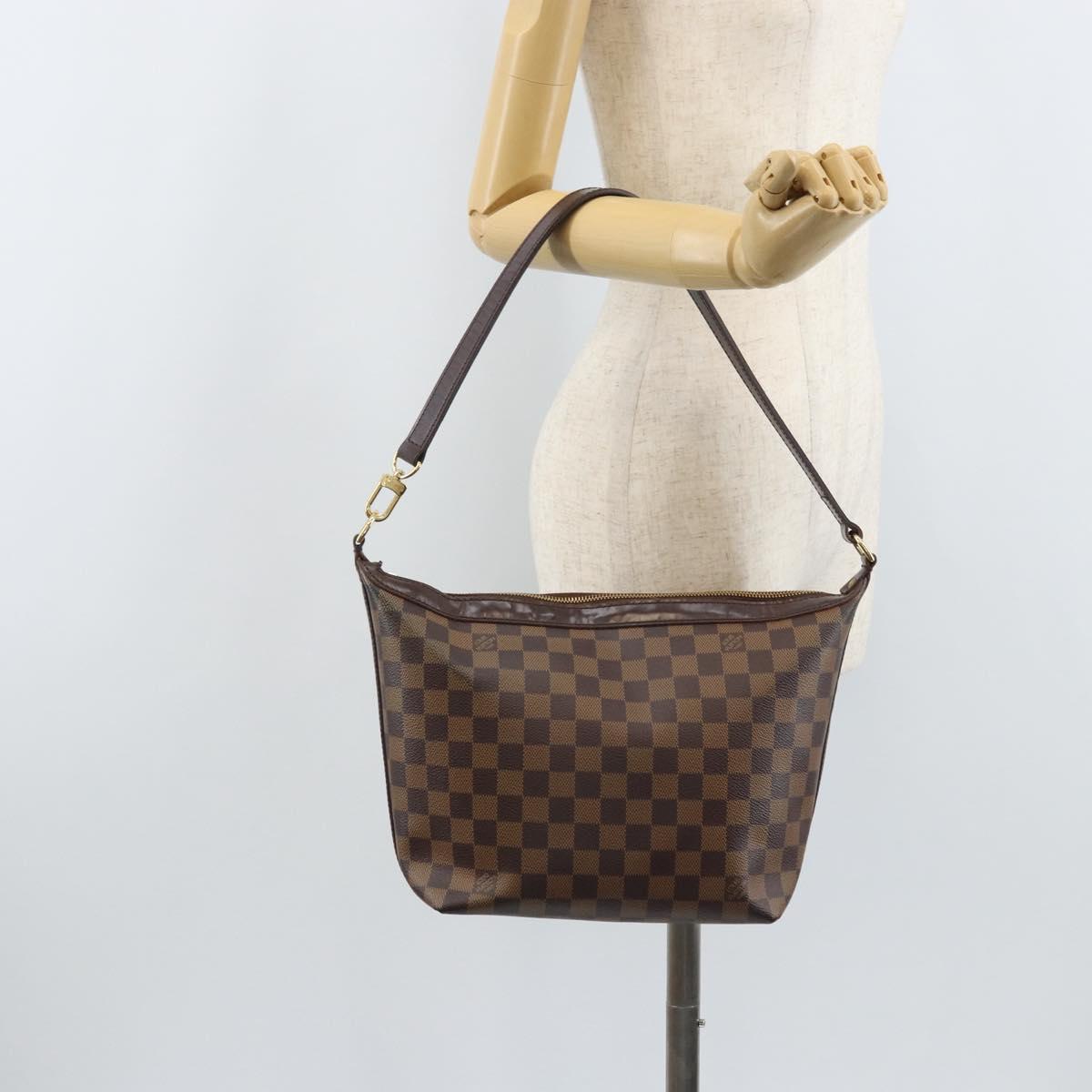 LOUIS VUITTON Damier Ebene Illovo MM Shoulder Bag N51995 LV Auth BAZ139A