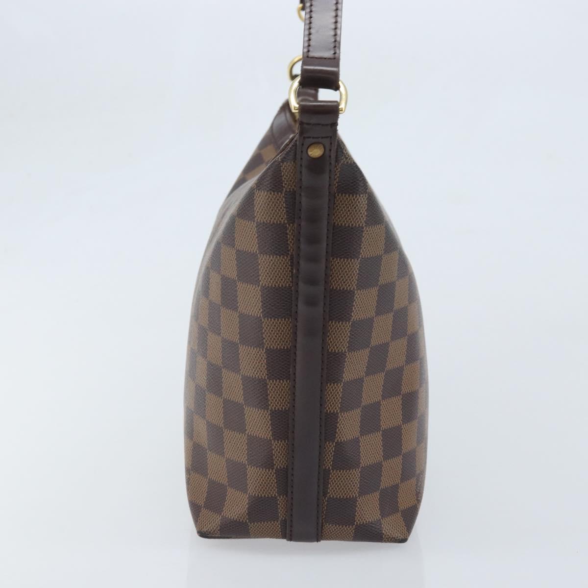 LOUIS VUITTON Damier Ebene Illovo MM Shoulder Bag N51995 LV Auth BAZ139A