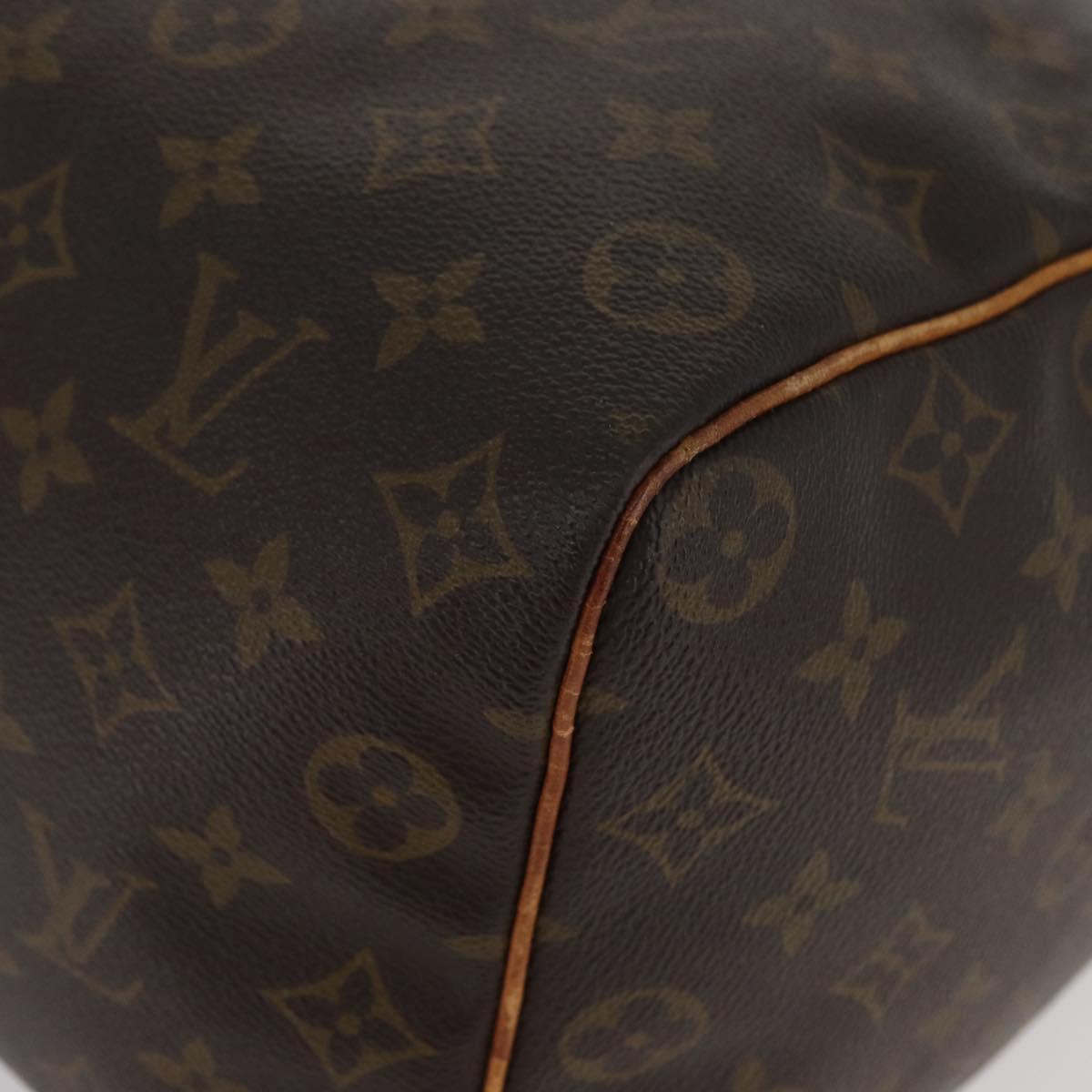 LOUIS VUITTON Monogram Speedy 35 Hand Bag M41524 LV Auth BAZ174