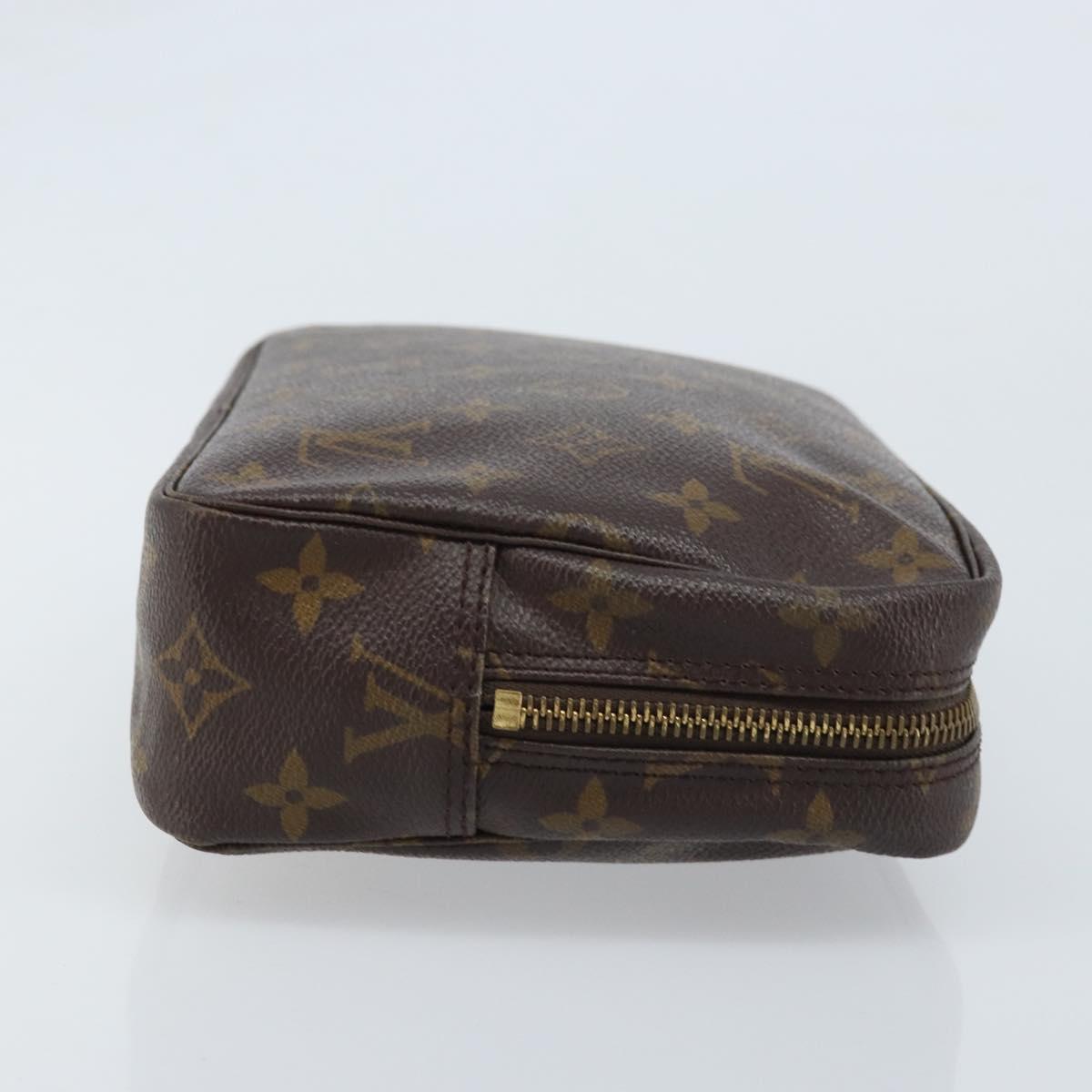 LOUIS VUITTON Monogram Trousse Toilette 23 Clutch Bag M47524 LV Auth BAZ186