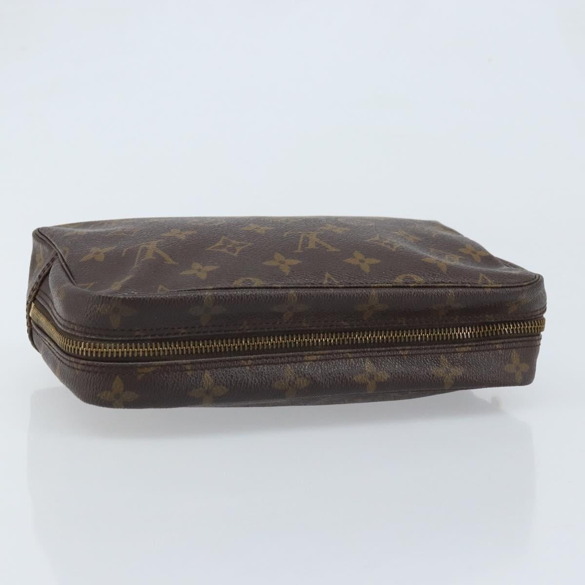 LOUIS VUITTON Monogram Trousse Toilette 23 Clutch Bag M47524 LV Auth BAZ186