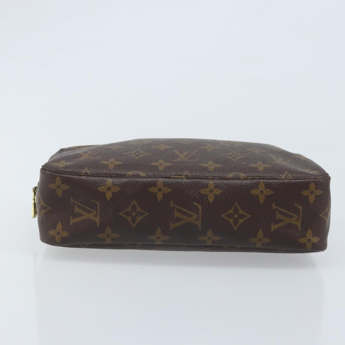 LOUIS VUITTON Monogram Trousse Toilette 23 Clutch Bag M47524 LV Auth BAZ186