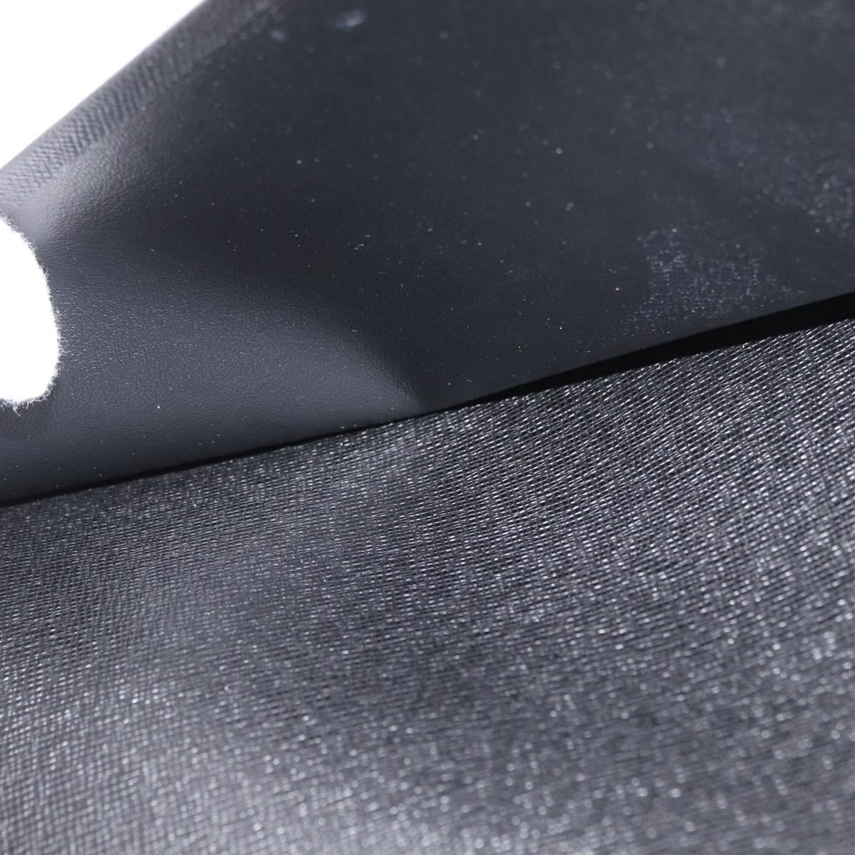 LOUIS VUITTON Epi Agenda GM Day Planner Cover Black R20212 LV Auth BAZ193