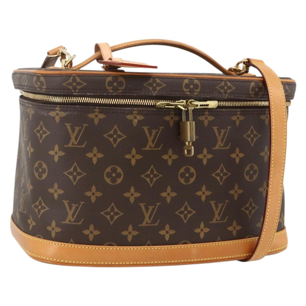 LOUIS VUITTON Monogram Nice Hand Bag M47280 LV Auth BAZ194