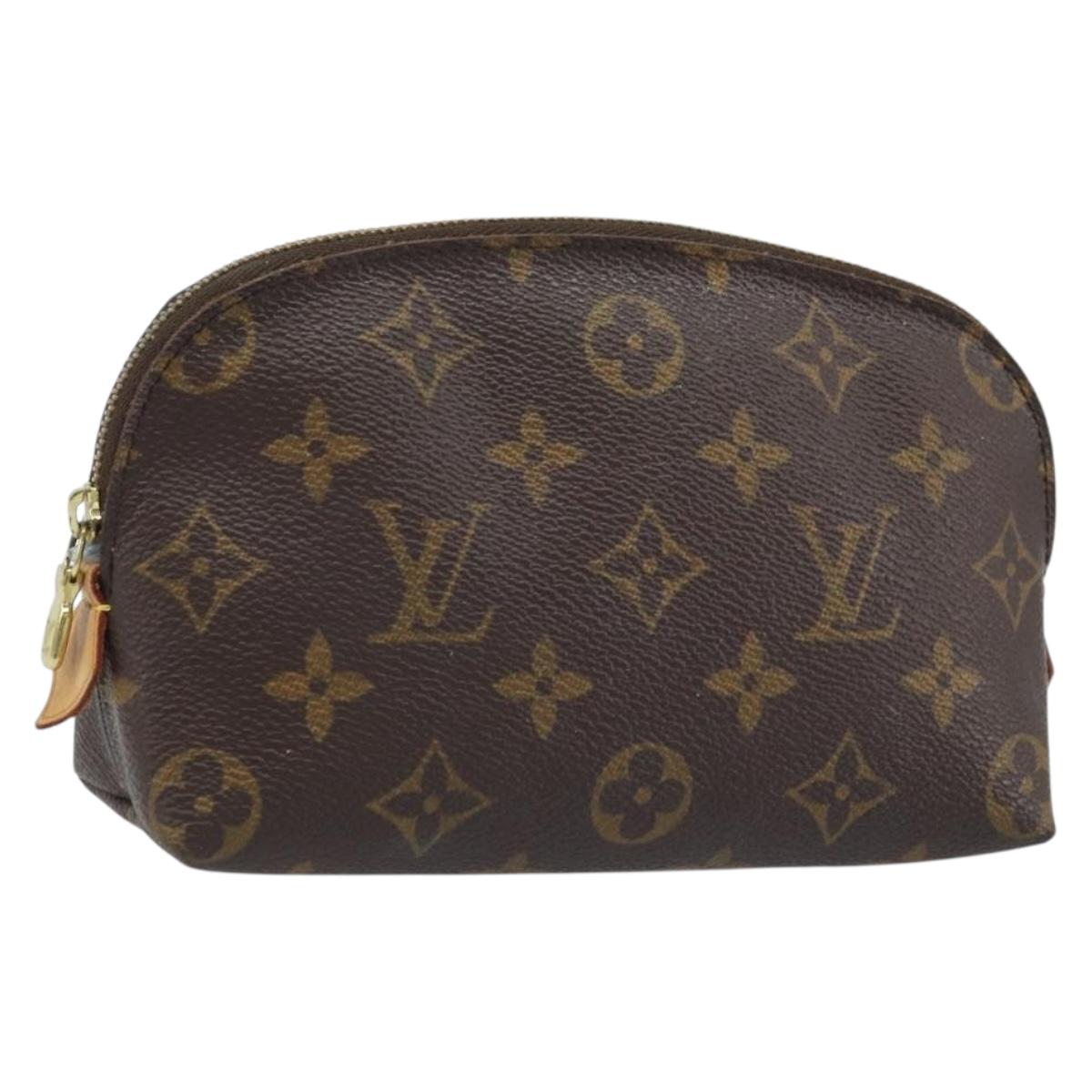 LOUIS VUITTON Monogram Pochette Cosmetic PM Pouch M43998 LV Auth BAZ257