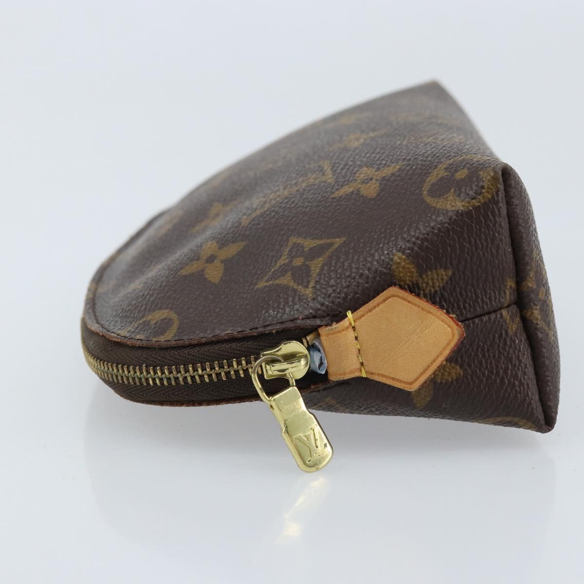LOUIS VUITTON Monogram Pochette Cosmetic PM Pouch M43998 LV Auth BAZ257