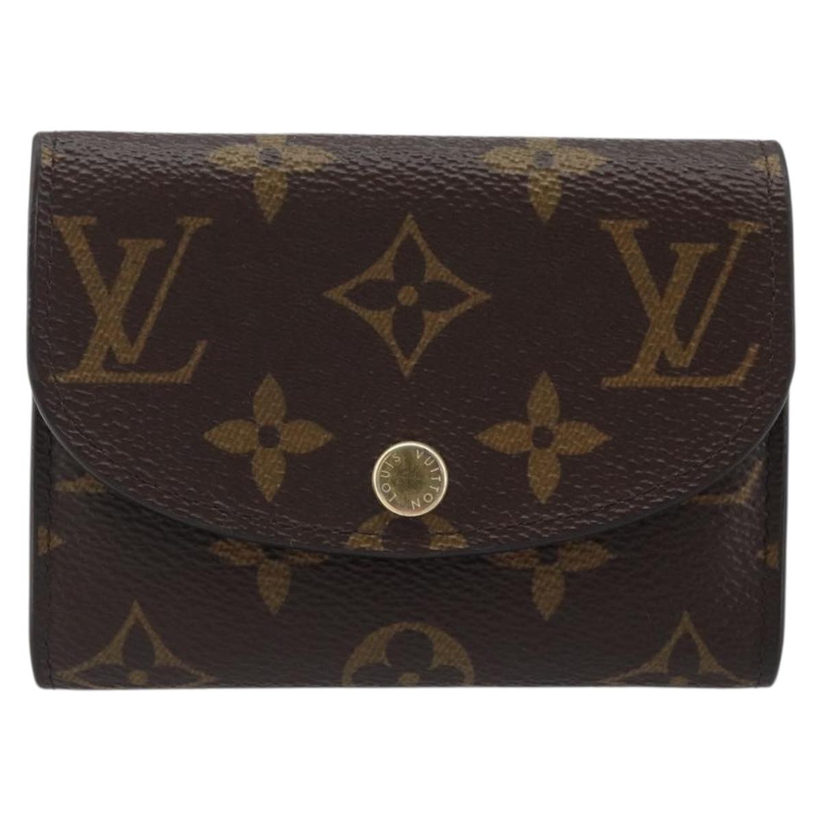 LOUIS VUITTON Porte Monnaie Rosary Coin Purse Rose Valerine M62361 Auth BAZ269A