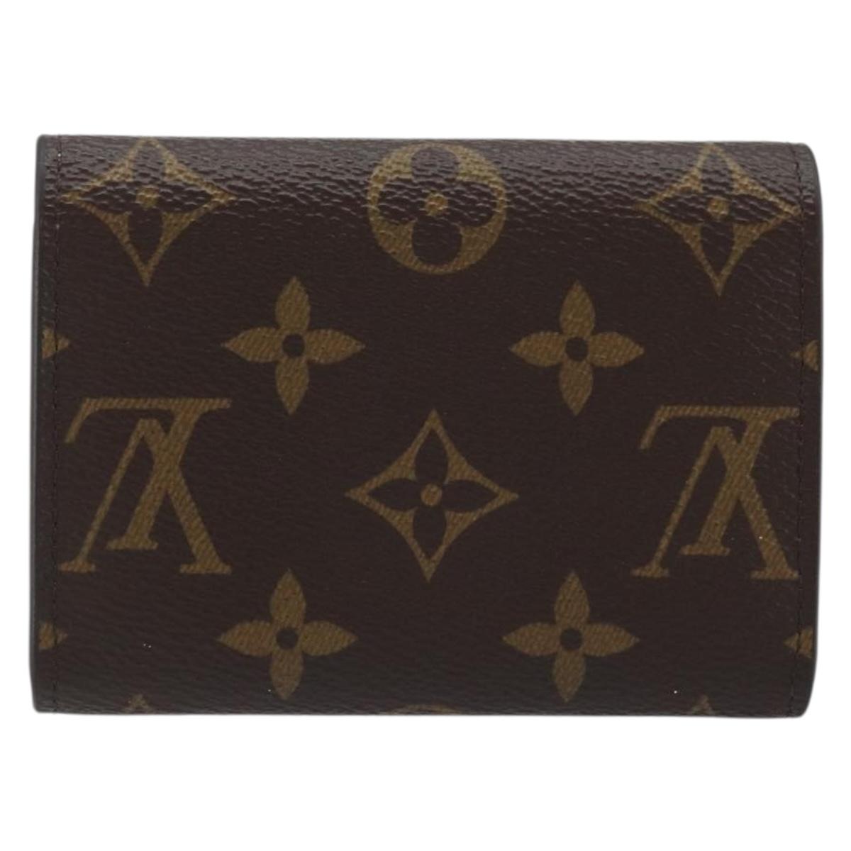LOUIS VUITTON Porte Monnaie Rosary Coin Purse Rose Valerine M62361 Auth BAZ269A
