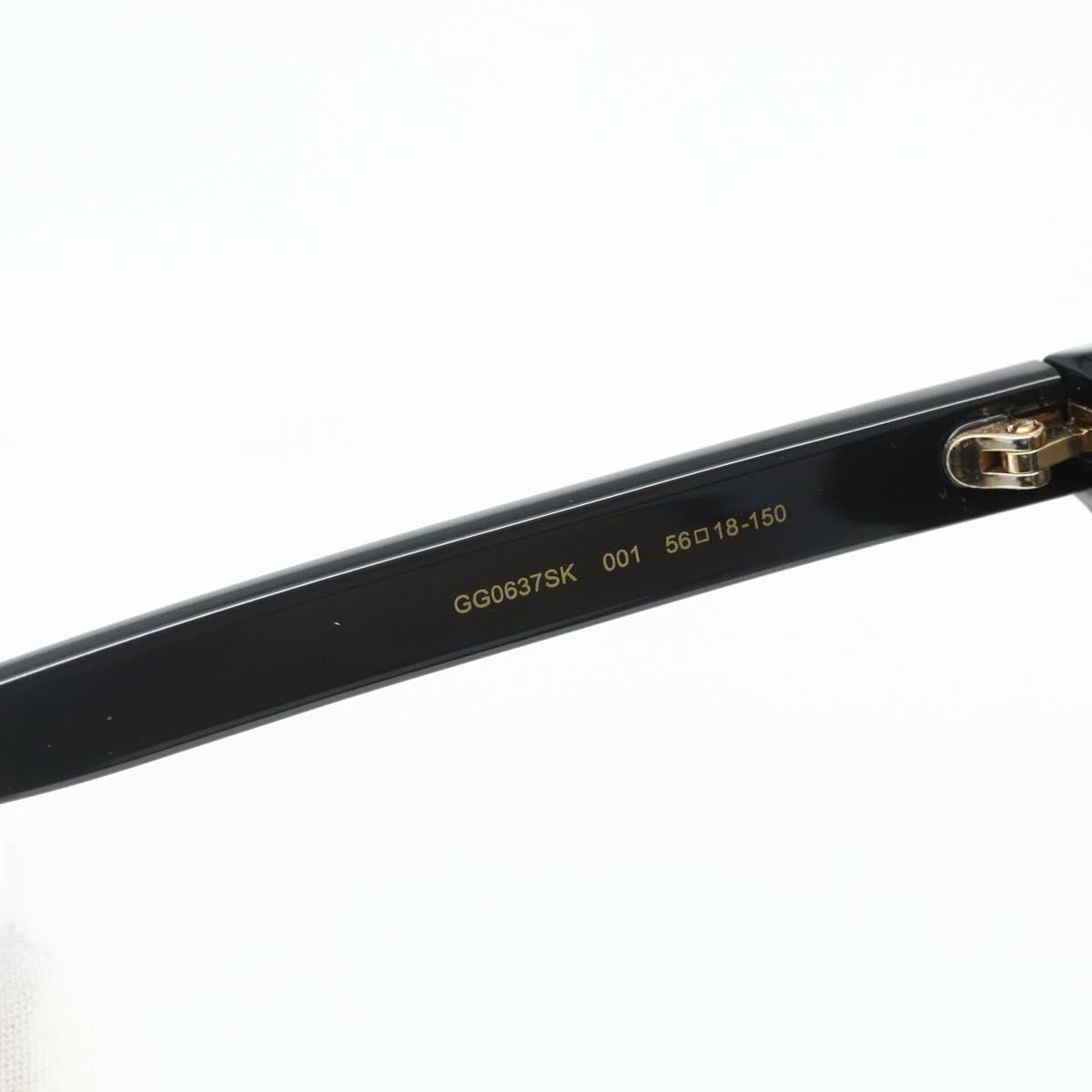 GUCCI Sunglasses plastic Black Auth BAZ297A