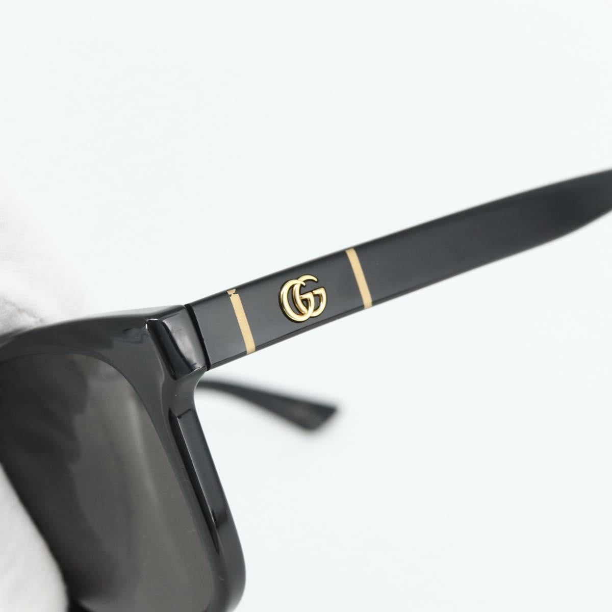 GUCCI Sunglasses plastic Black Auth BAZ297A