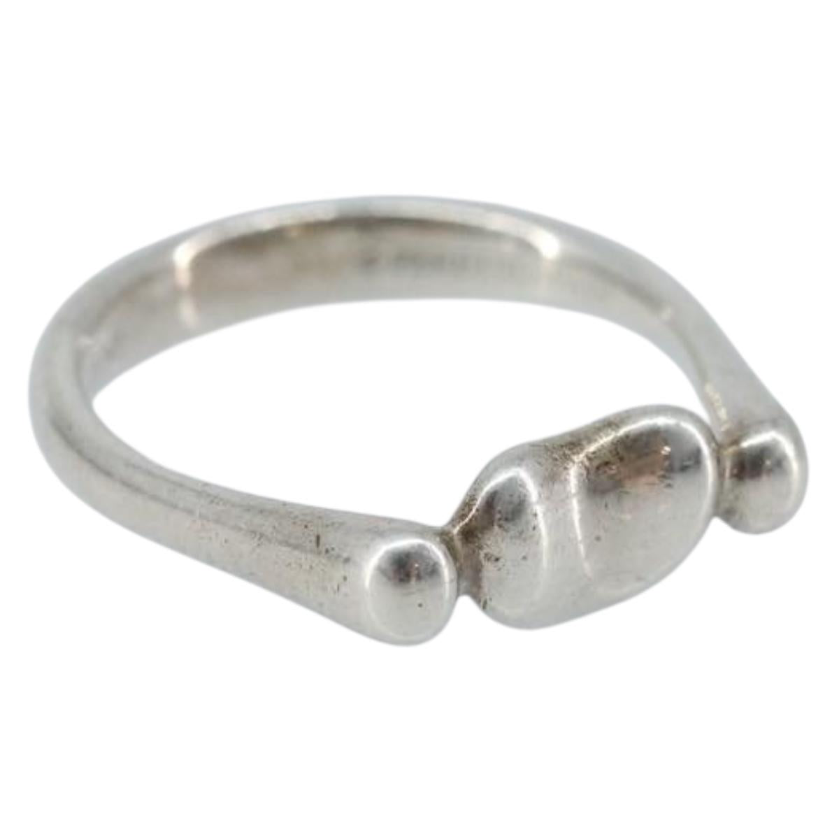 TIFFANY&Co. Ring Ag925 Silver Auth BAZ305
