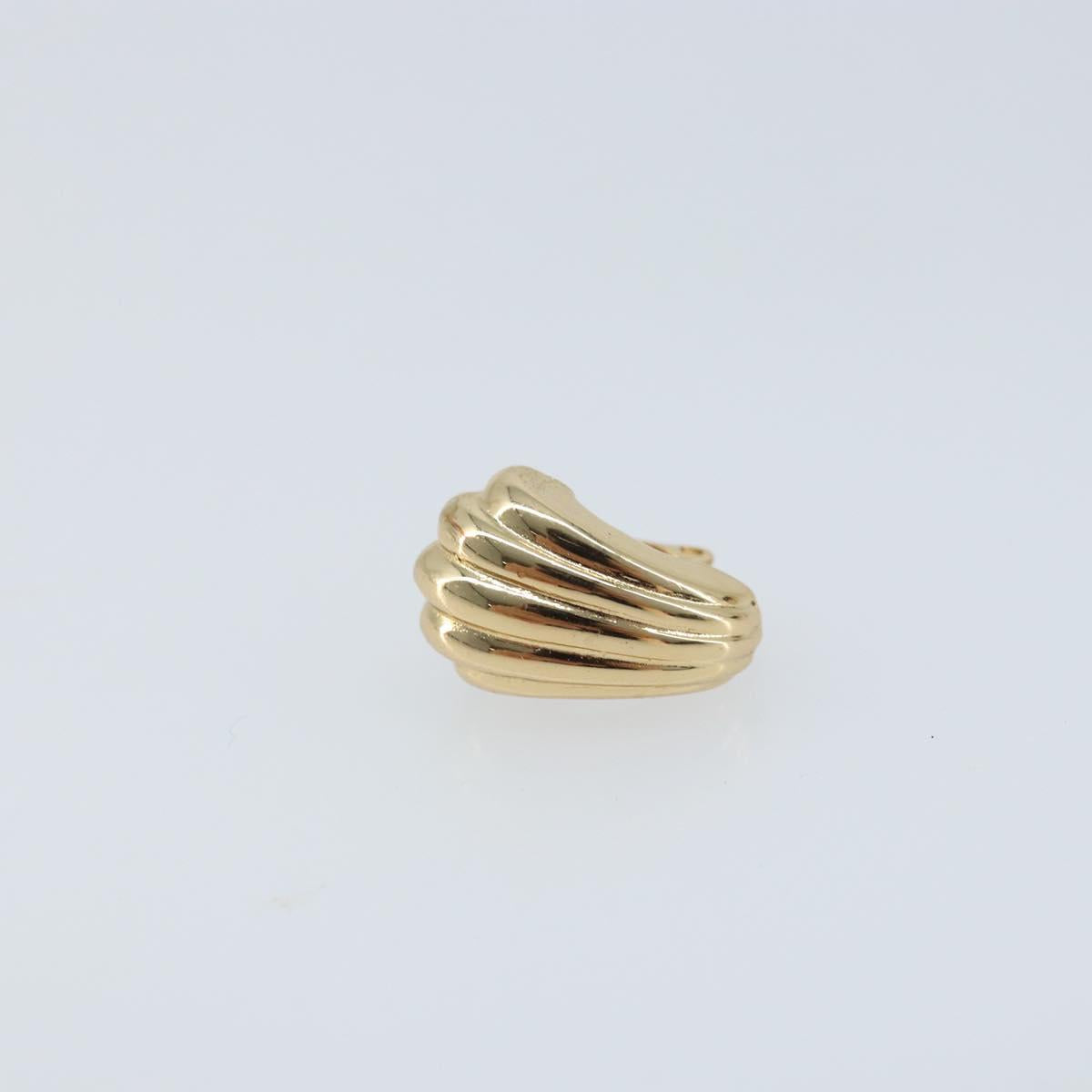 Christian Dior Earring metal Gold Auth BAZ308