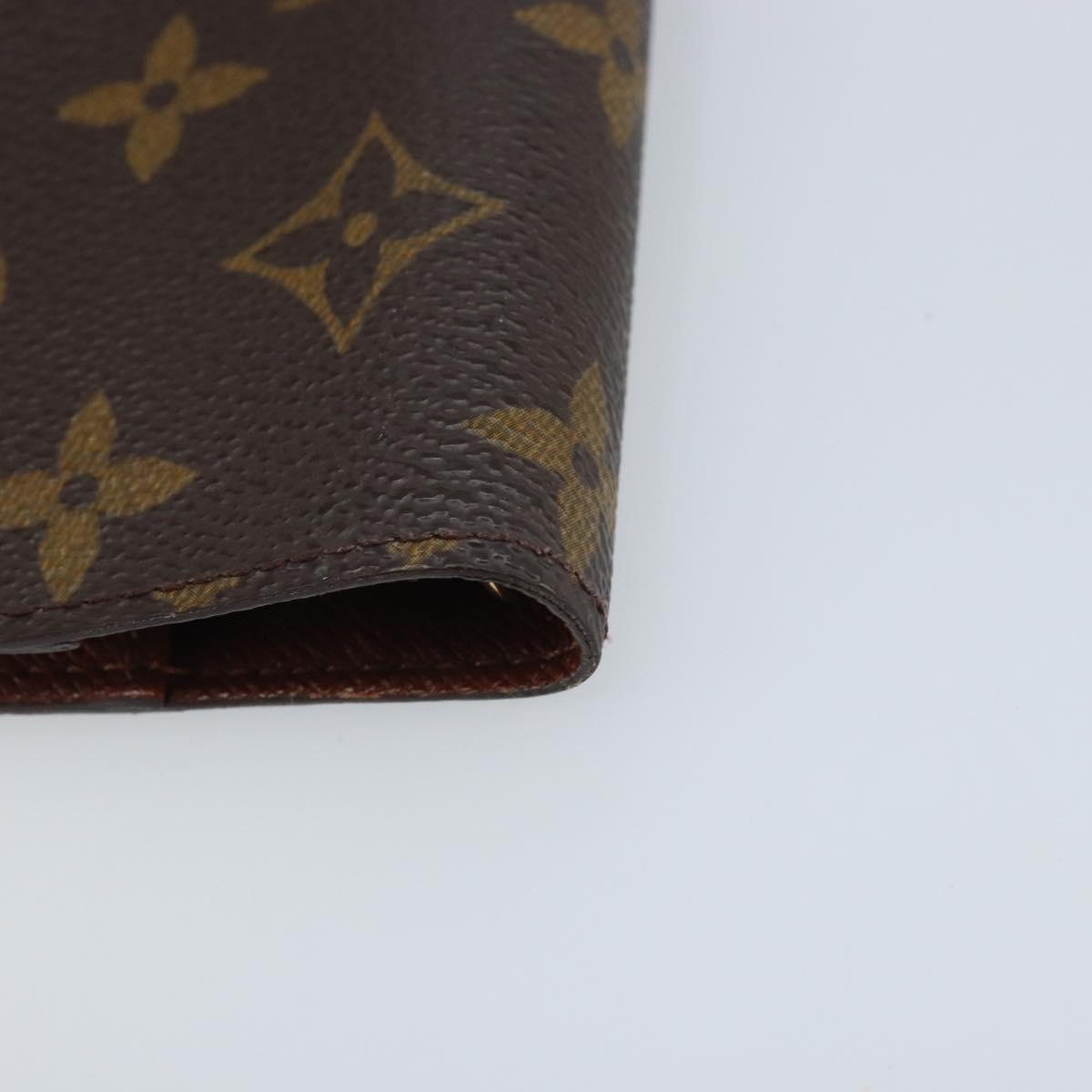 LOUIS VUITTON Monogram Agenda PM Day Planner Cover R20005 LV Auth BAZ313A
