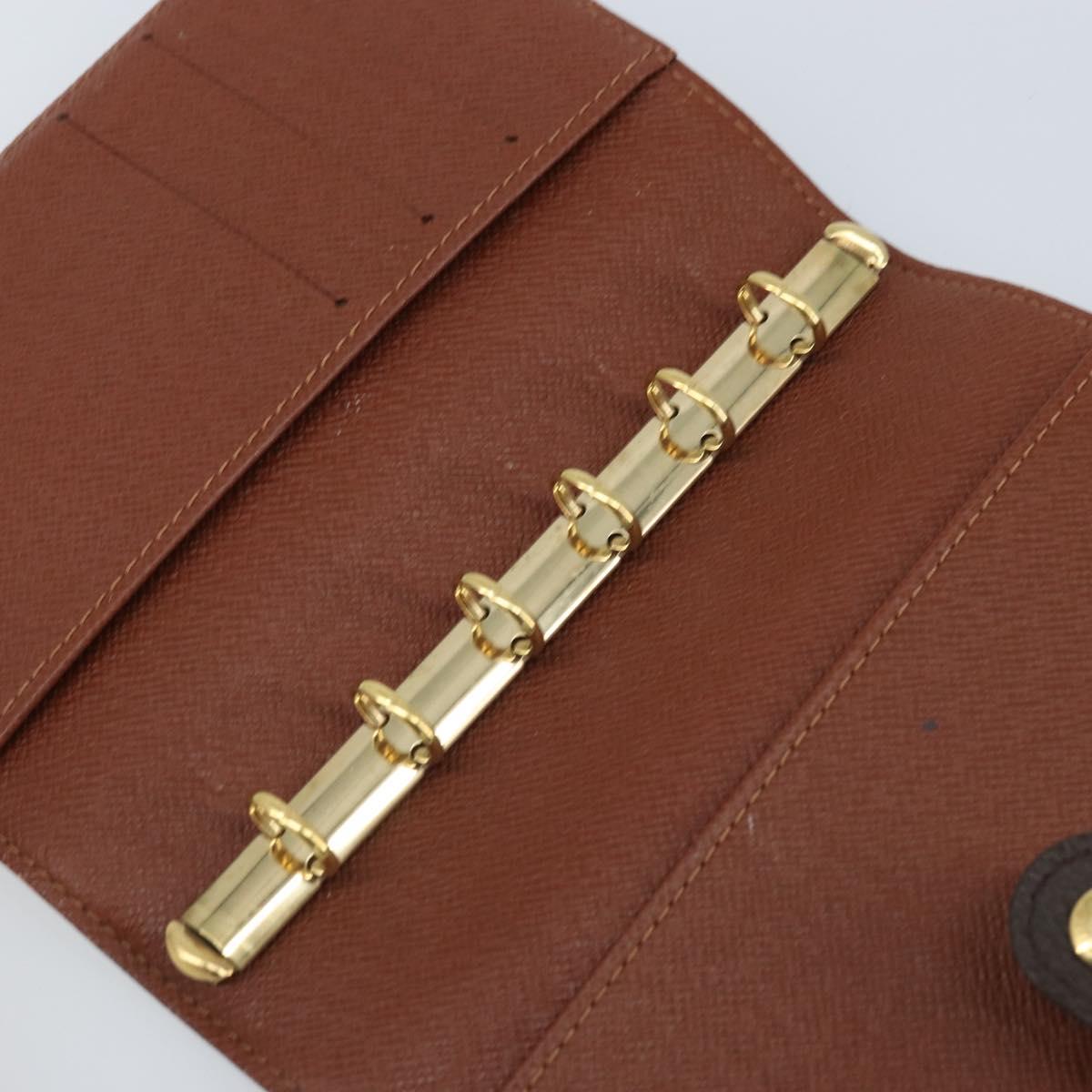 LOUIS VUITTON Monogram Agenda PM Day Planner Cover R20005 LV Auth BAZ313A