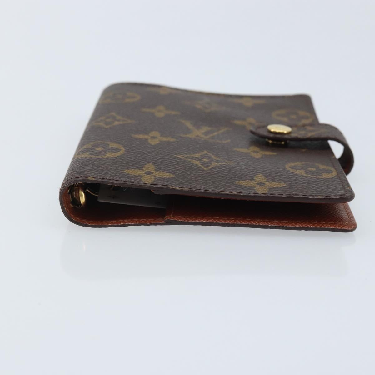 LOUIS VUITTON Monogram Agenda PM Day Planner Cover R20005 LV Auth BAZ313A